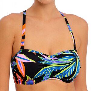 Freya Women's Desert Disco Underwire Bandeau Bikini Top- Size 34DD- New!